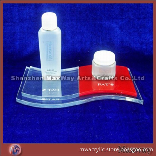 Small Wave-liked Skillful Acrylic Cosmetic/Makeup Tray